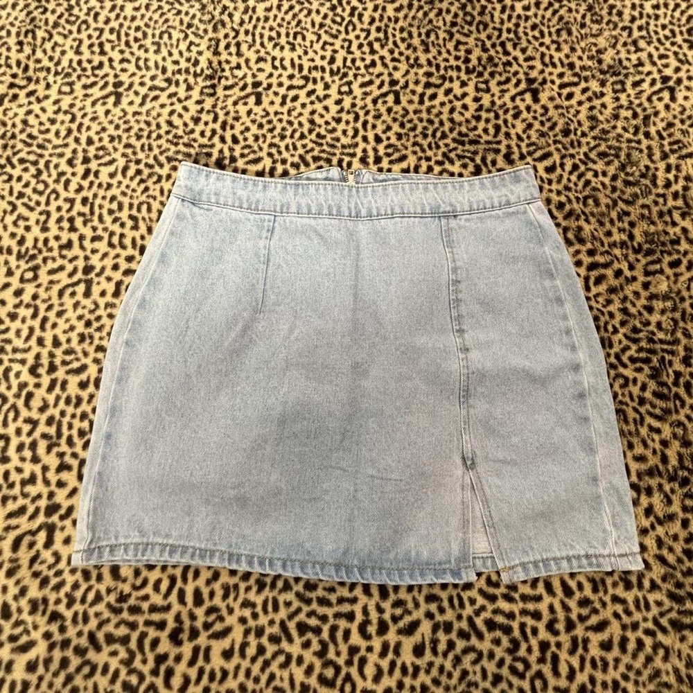 Forever 21 Sky Blue Mini Skirt